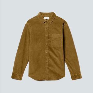Everlane The Relaxed Corduroy Shirt Size Medium - Med Weight Classic Button Up